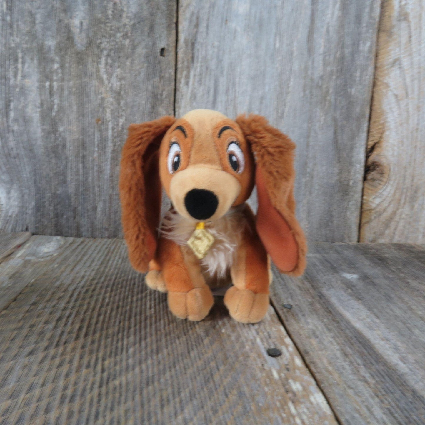 Vintage Dog Plush Lady and the Tramp Walt Disney Stuffed Animal Movie Character