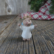 Load image into Gallery viewer, Vintage Bunny Rabbit Angel Ornament Miniature Natures Angels Hallmark 1990