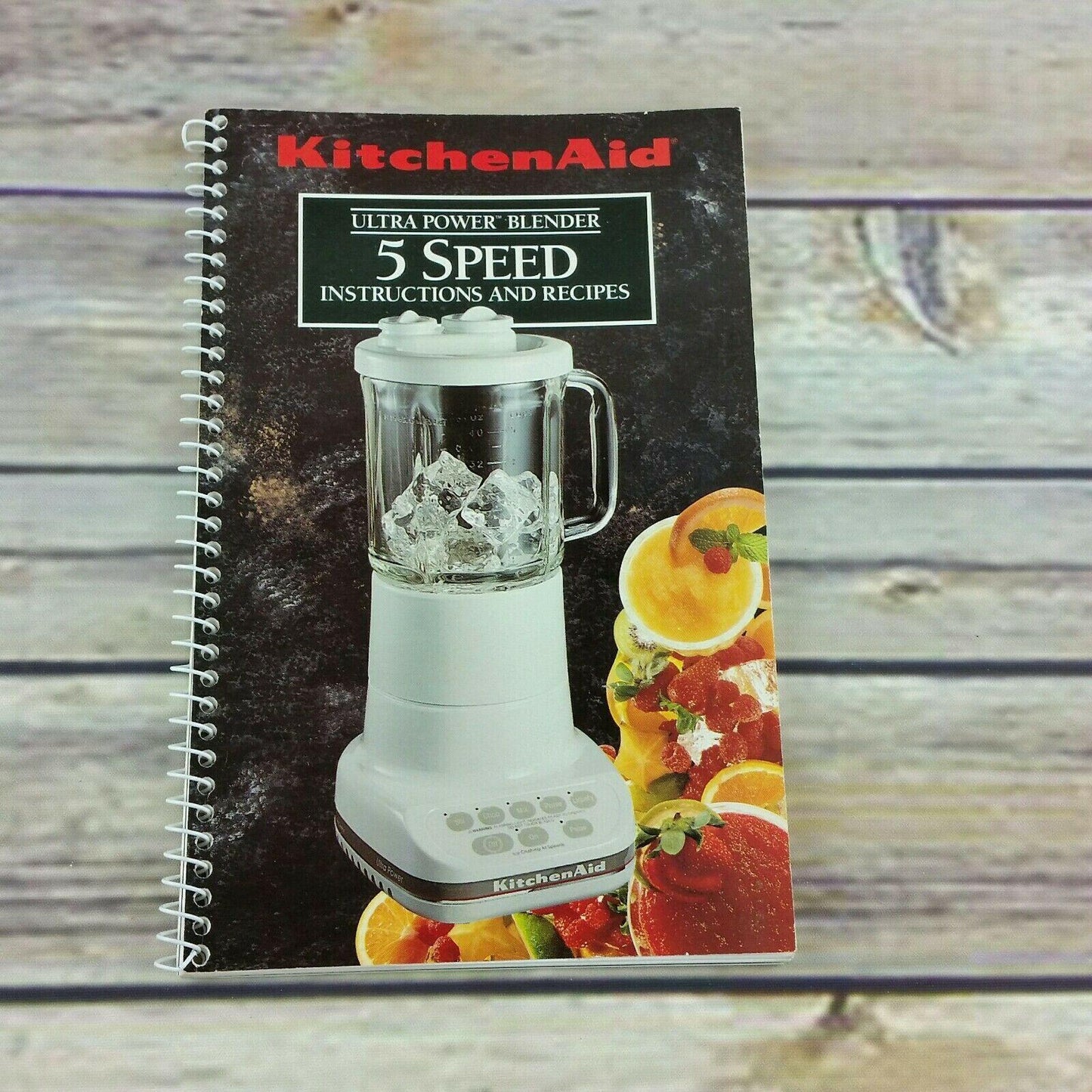 Kitchen Aid 5 Speed Ultra Power Blender Manual and Recipes KSB5