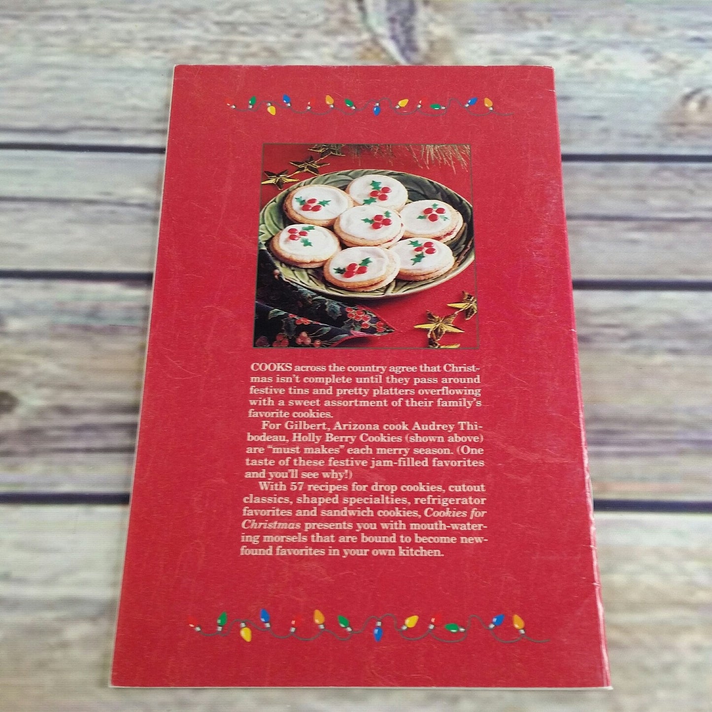 Vintage Cookbook Christmas Cookies for Christmas Taste of Home Books Paperback Booklet Janaan Cunningham