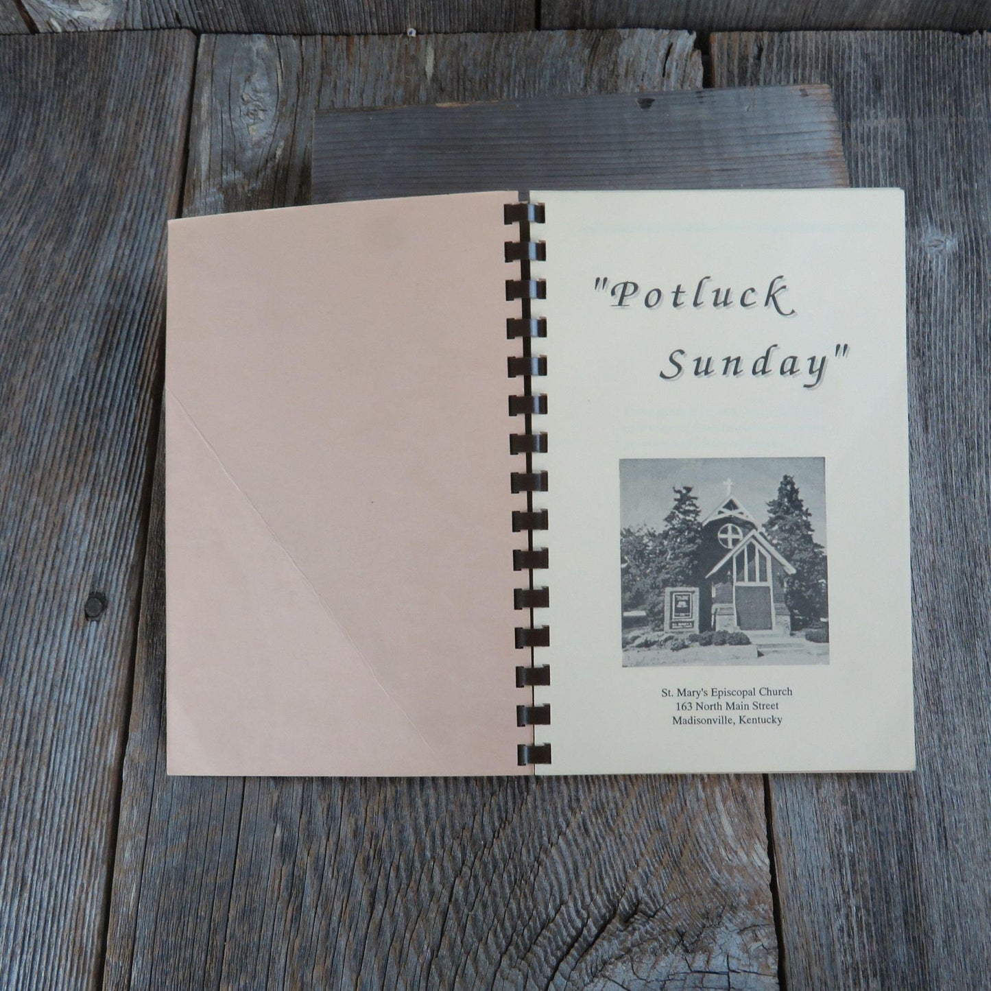 Vintage Kentucky Church Cookbook Madisonville St. Mary's Episcopal Potluck 1992 - At Grandma's Table