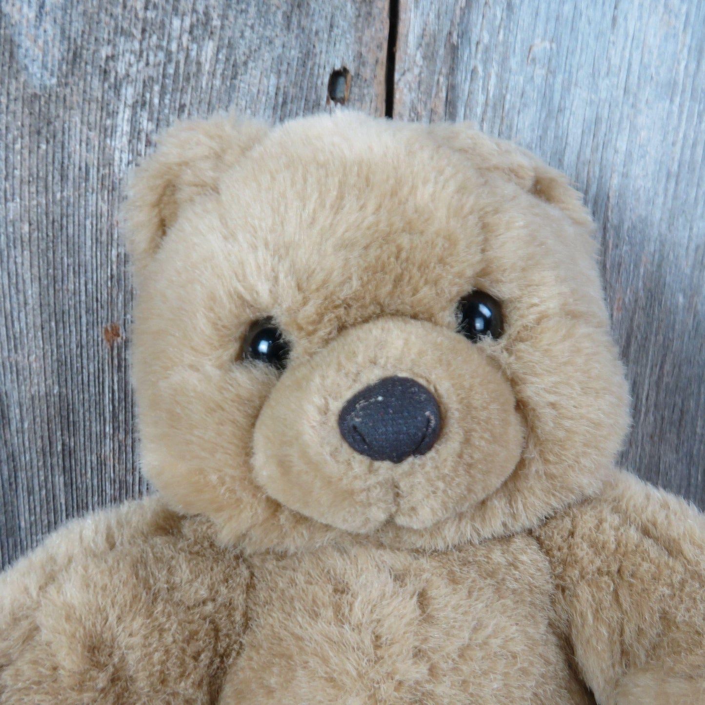 Vintage Teddy Bear Plush Small Brown Kay Bee Soft Nose Lemonwood