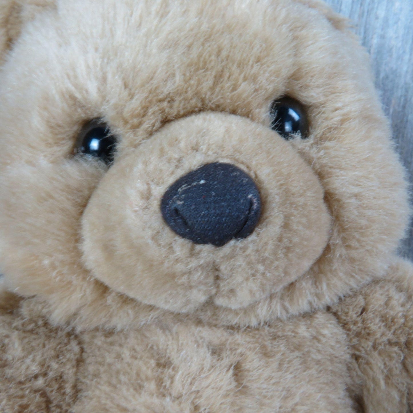 Vintage Teddy Bear Plush Small Brown Kay Bee Soft Nose Lemonwood