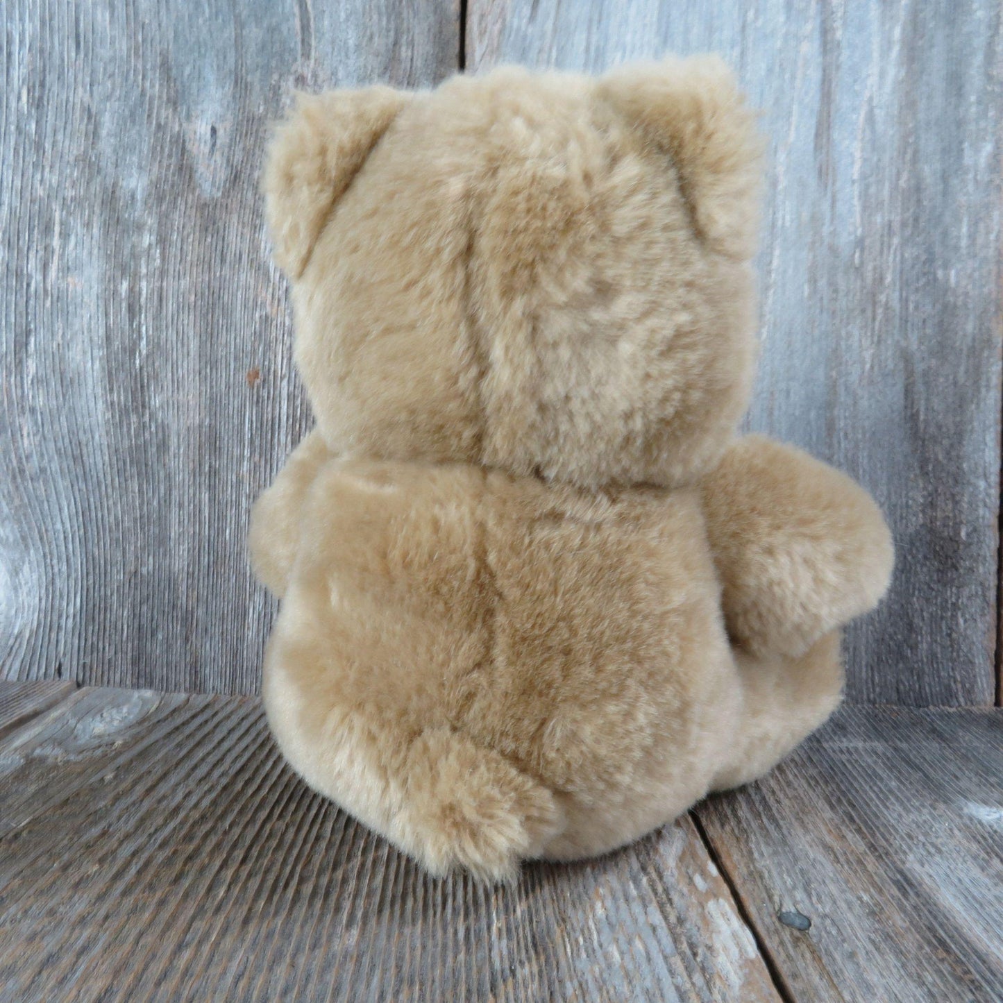 Vintage Teddy Bear Plush Small Brown Kay Bee Soft Nose Lemonwood