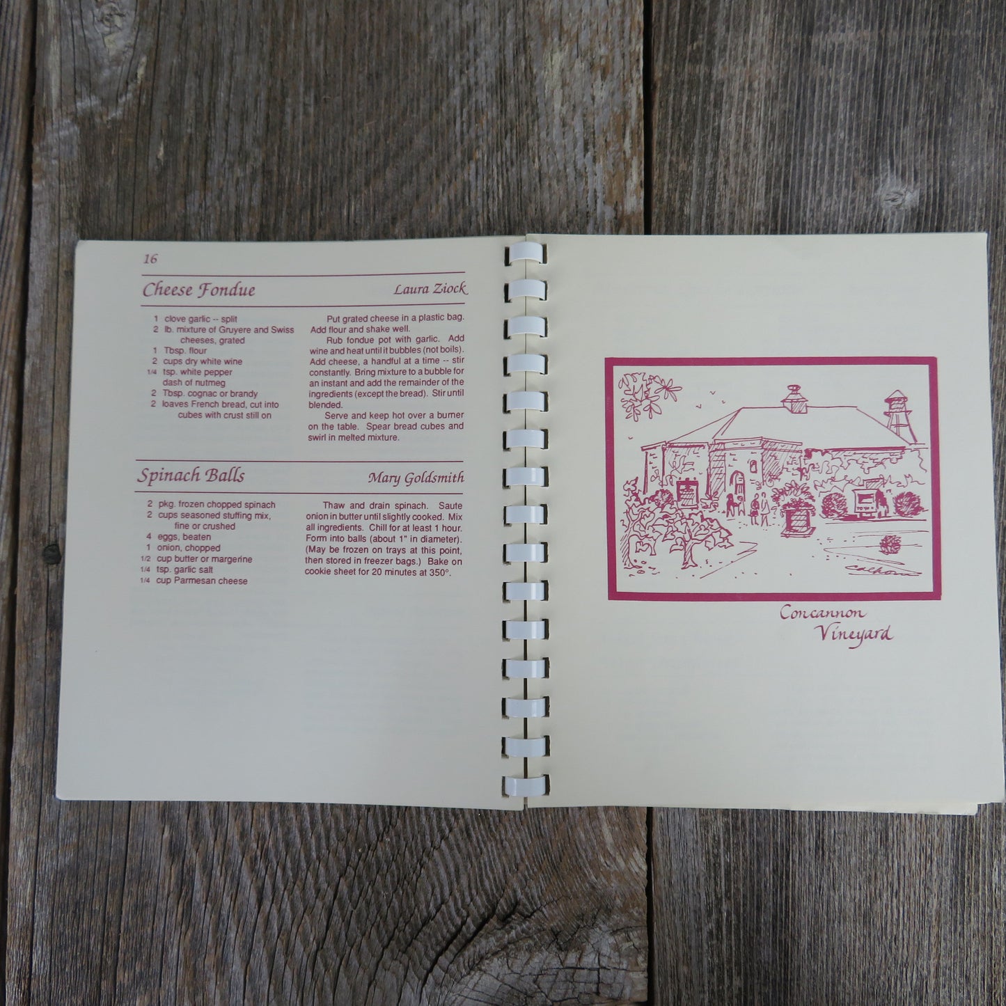 Vintage California Cookbook Livermore Nursery School Fund Nssf Hors D'Oeuvres Desserts 1989