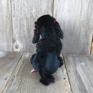 Poodle Dog Gigi Plush Ty Beanie Buddies Buddy Puppy Black Stuffed Animal Doll