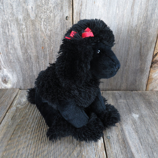 Poodle Dog Gigi Plush Ty Beanie Buddies Buddy Puppy Black Stuffed Animal Doll