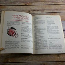 Load image into Gallery viewer, Vintage Sunset Cookbook Cooking with Wine 1972 First Edition Paperback Wine Recipes