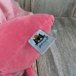 Fancy Flamingo Bird Plush Ballerina Jelly Cat Blue Dancer Tutu Stuffed Animal