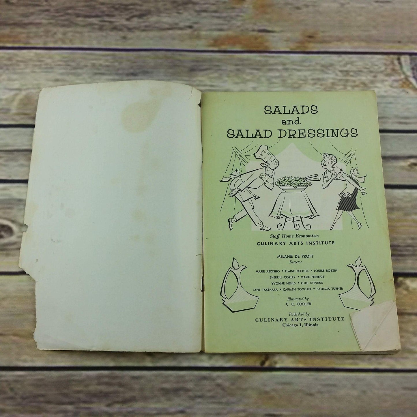 Vintage Cookbooks Lot of 3 Culinary Arts Institute Casseroles Salads 1955 1956 1957