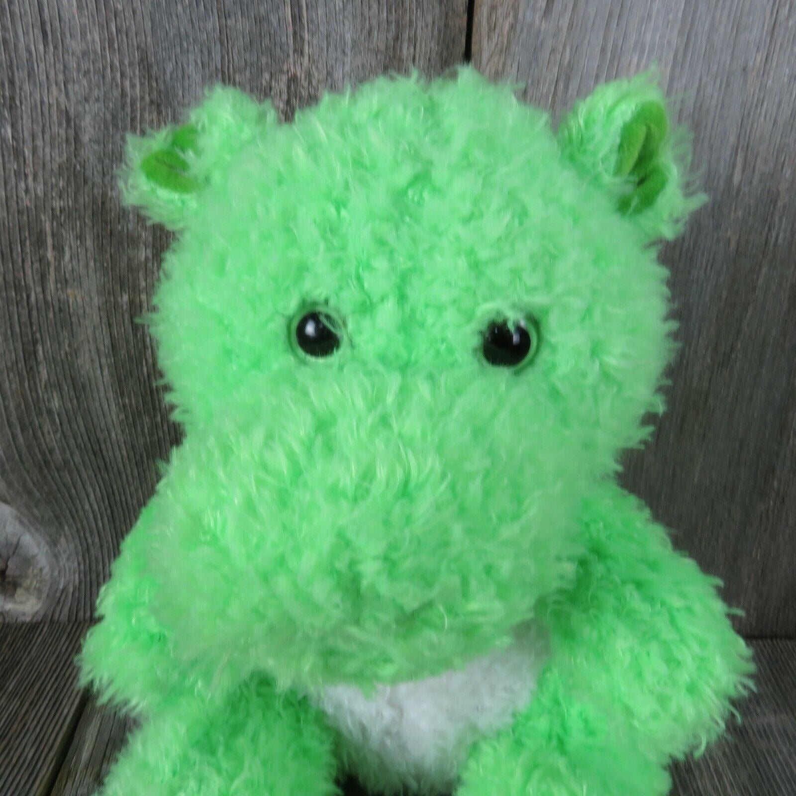 Green hippo stuffed clearance animal