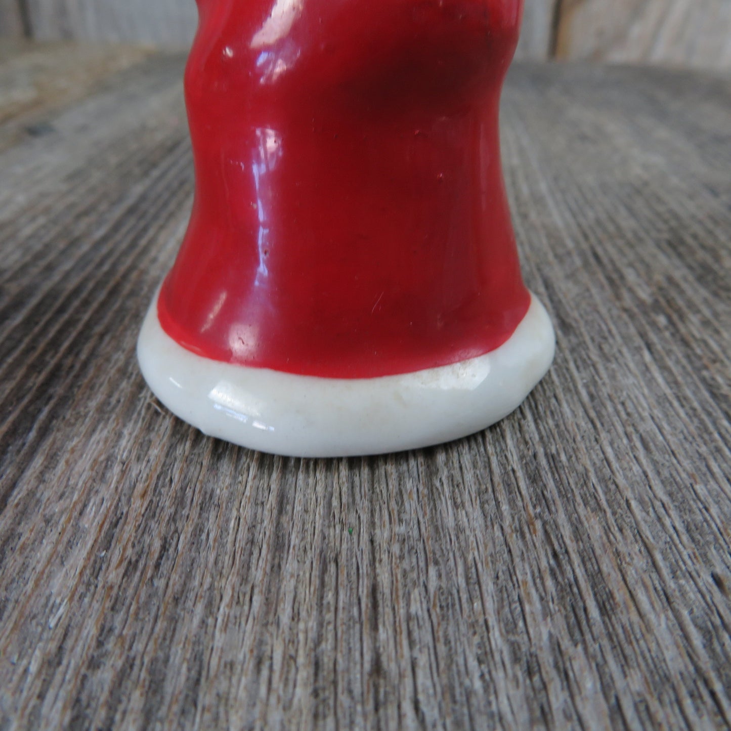 Vintage Kissing Mrs Santa Claus Salt Pepper Shaker Inarco Christmas Replacement Made in Japan