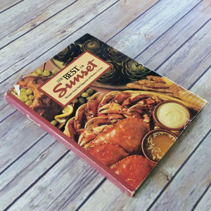 Vintage Cookbook The Best of Sunset First Printing 1987 Hardcover Recipes Magazine of Western Living