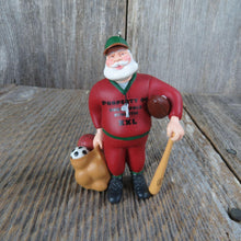 Load image into Gallery viewer, Santa Baseball North Pole Athletic Ornament Hallmark Football Soccer Basketball Christmas 2001