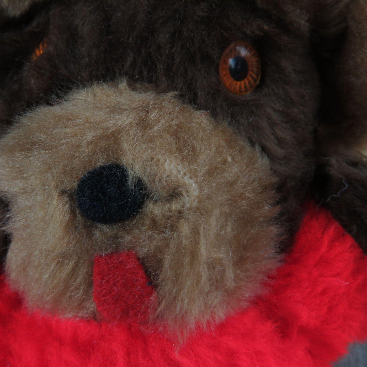 Vintage Mountie Teddy Bear Plush Canada Stuffed Animal Souvenir