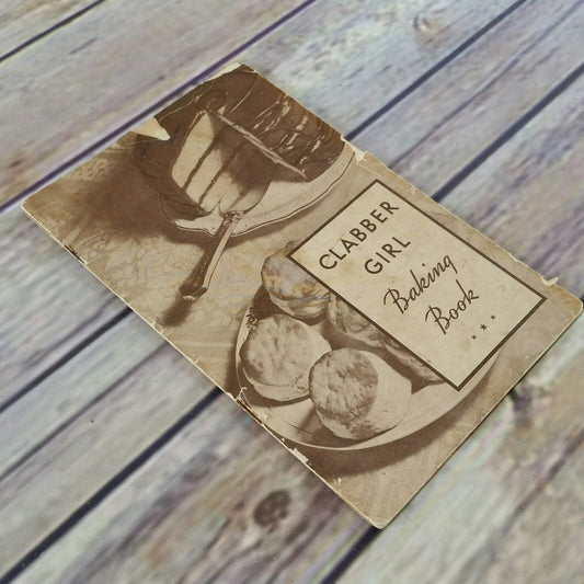 Vintage Cookbook Clabber Girl Baking Powder Co 1934 Paperback Booklet Clabber Girl Baking Book Promo Recipes Pamphlet 1930s
