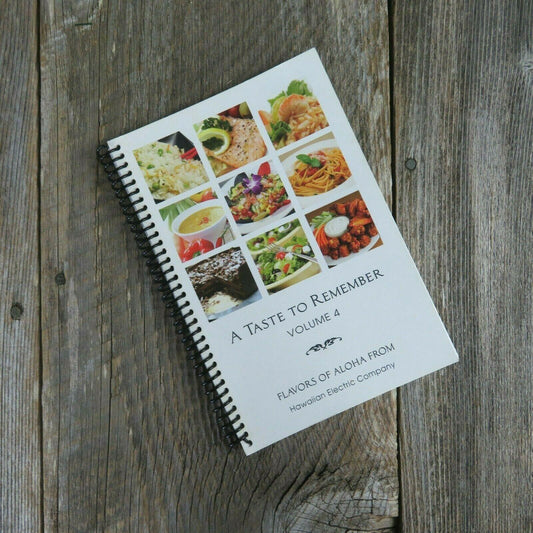 Hawaiian Electric Company Cookbook A Taste Remember Vol 4 2008 Flavors of Aloha